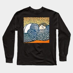 Sleeping Woman-Matisse inspired Long Sleeve T-Shirt